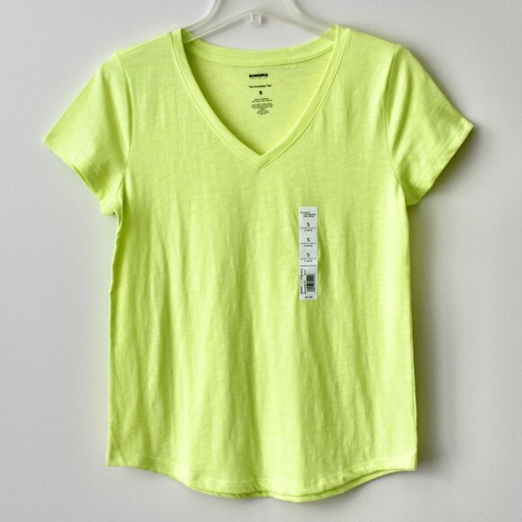 New Sonoma "The Everyday Tee" Lot of 4 Short-Sleeve Cotton Blend T-Shirts Small - Picture 11 of 13